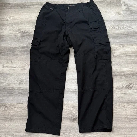 5.11 Tactical Men's Black Cargo Pants Size 36x30 Work Utility Outdoor - Picture 2 of 10